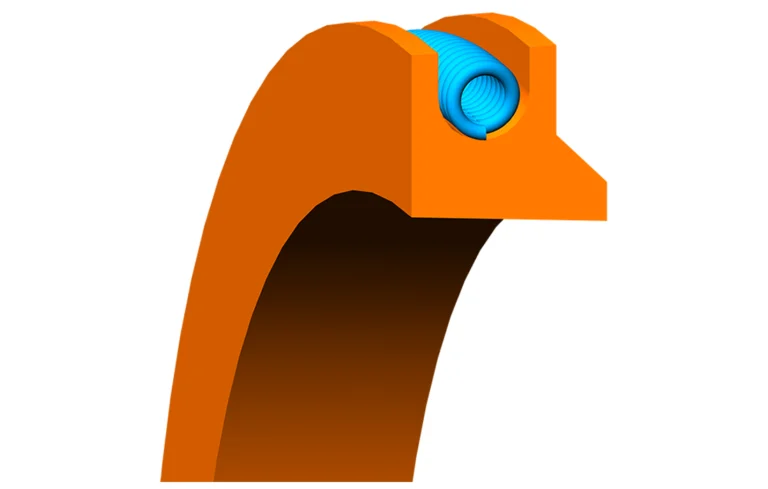 3d 2145 scraper - garter-spring energized scraper