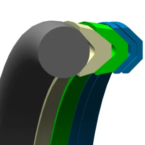 Fireproof Hydraulic Seal (FPH Seal™) provides excellent high- and low-hydraulic pressure sealing in static applications for fireproof rated equipment