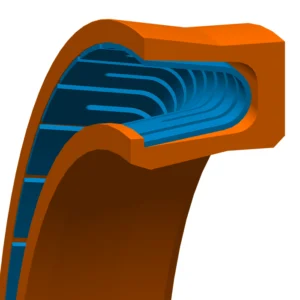 Finger Seal MSE® seal use a cantilever-type stainless steel spring