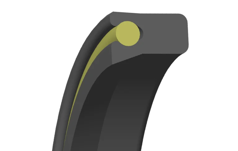 RSA (Rubber Spring Actuated) scraper provides superior contaminant exclusion in the most rugged service conditions